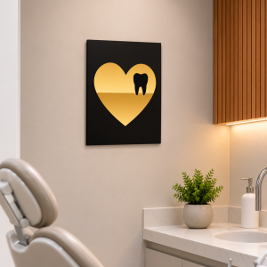 QUADRO ODONTO CORAÇÃO