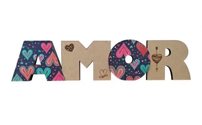 Placa Decorativa Amor