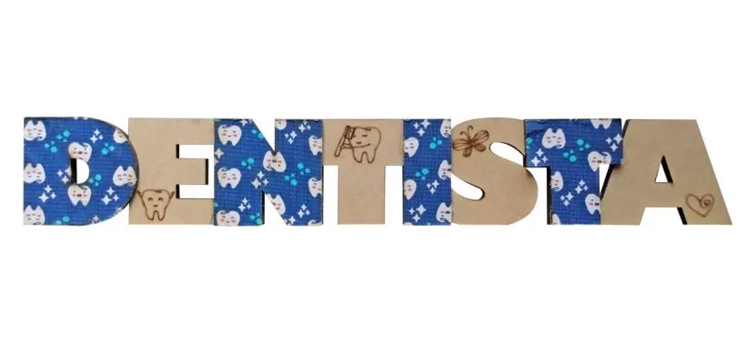 Placa Decorativa Dentista